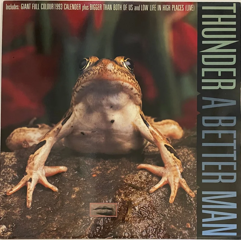 Thunder - A Better Man 12" Single (Includes Calender Poster)