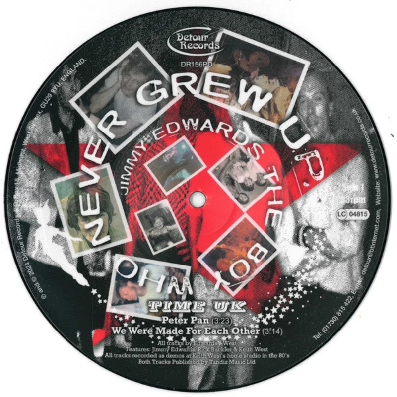Time U.K. - Peter Pan EP NEW 7"  (pic disc)