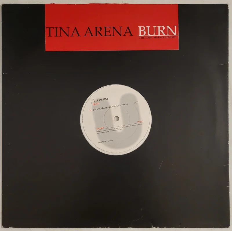 Tina Arena - Burn (Tony Moran Remixes) 12" Single
