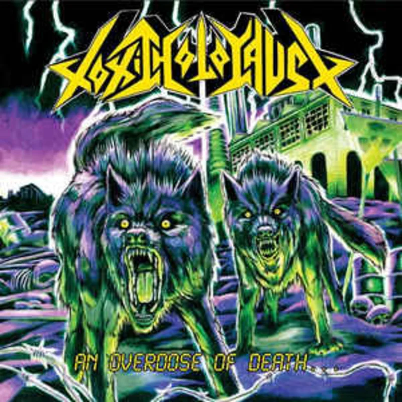 Toxic Holocaust - An Overdose Of Death USED METAL LP (yellow w/ splatter vinyl)