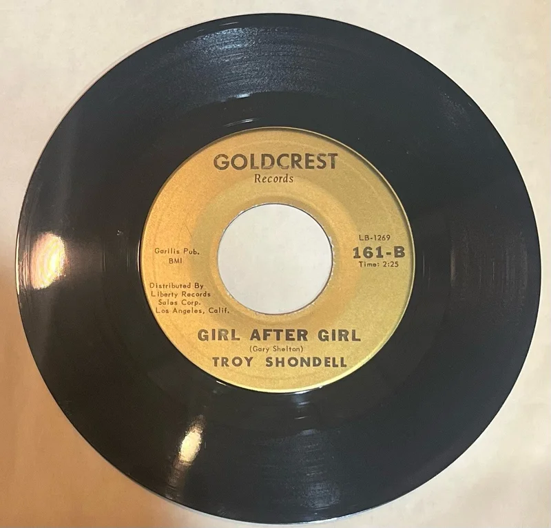 Troy Shondell - This Time b/w Girl After Girl