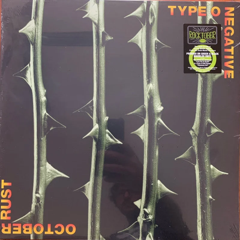 Type O Negative - October Rust USED METAL LP (green w/ black marble vinyl)