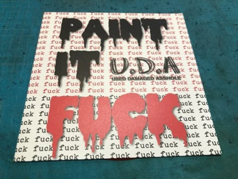 U.D.A - Paint It Fuck NEW 7" Flexi