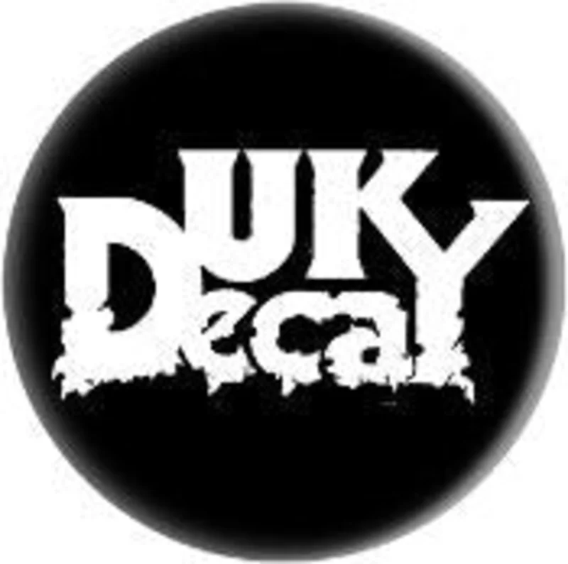 UK DECAY button (1 inch)