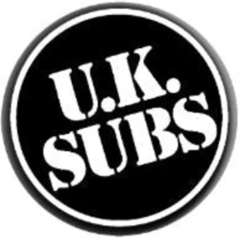 UK SUBS LOGO button (1 inch)