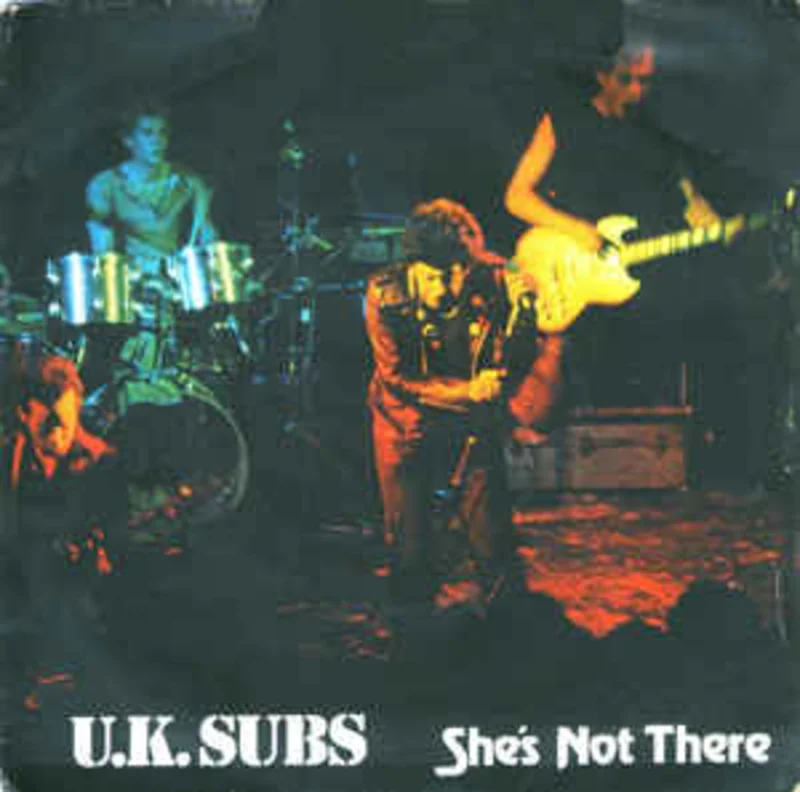 Uk Subs - She's Not There USED 7" (green vinyl)