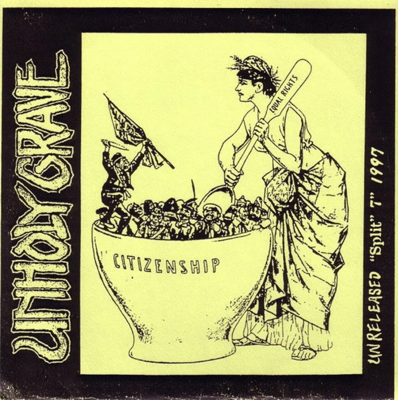 Unholy Grave / Mitten Spider - Split NEW 7"