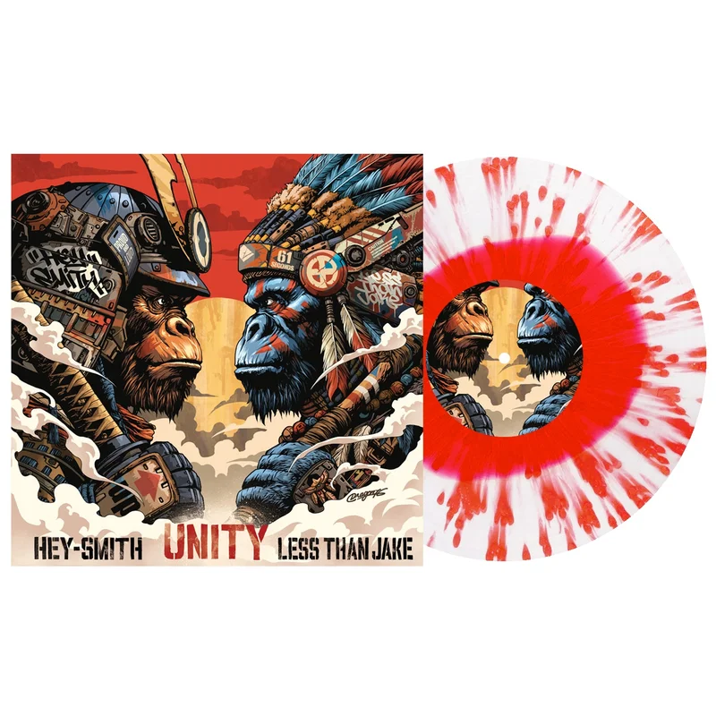 Unity EP - Red In Clear W/ Red Splatter LP