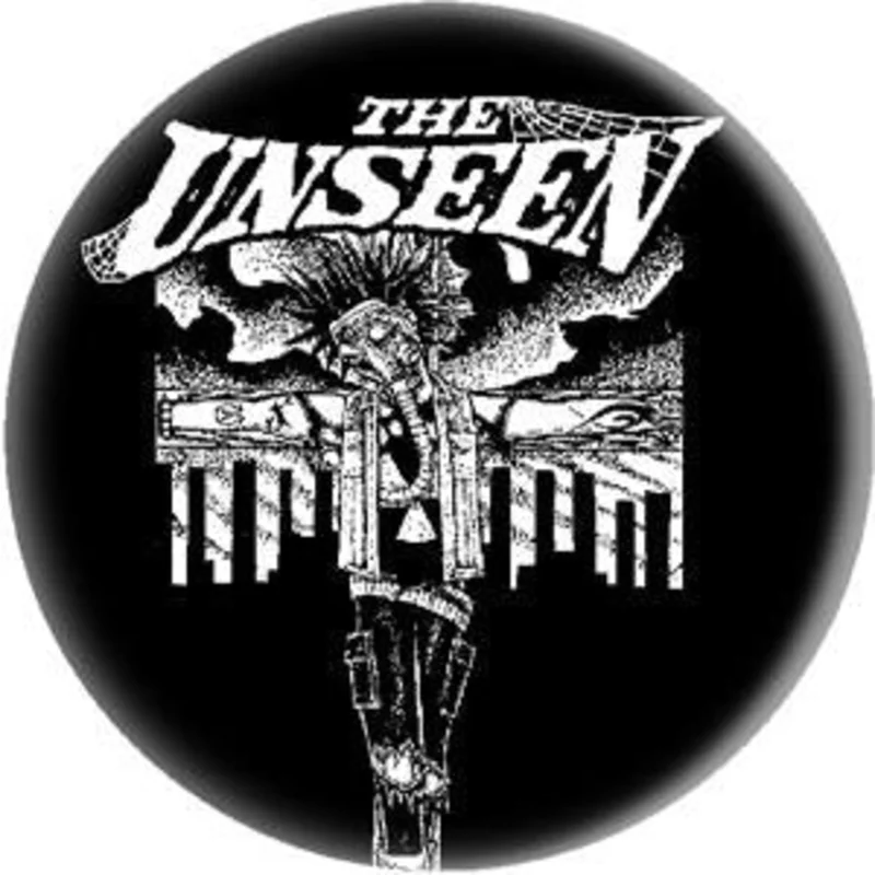UNSEEN CRUCIFIXION button (1 inch)