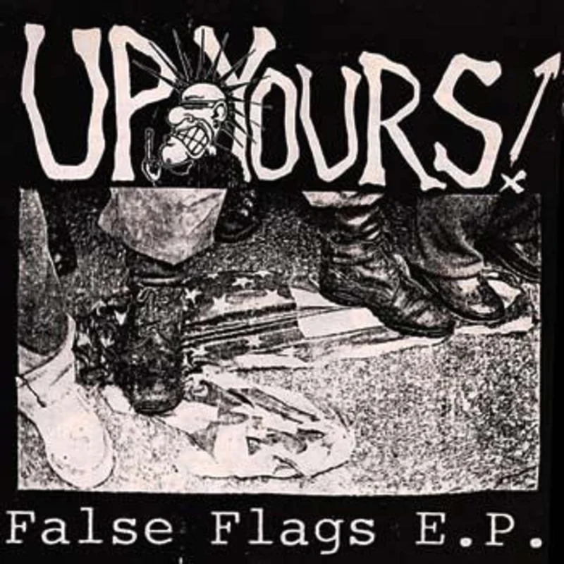 Up Yours - False Flags E.P. USED 7" (red vinyl)