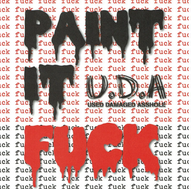 Used Damaged Asshole - Paint It Fuck USED 7" (red flexi)