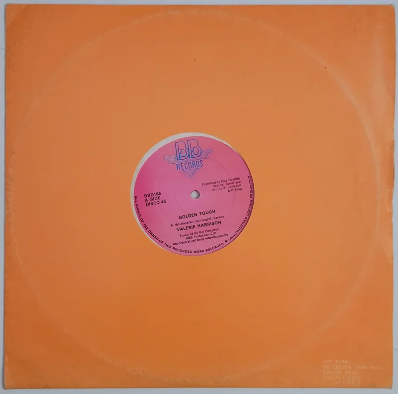 Valerie Campbell - Golden Touch 12" Single