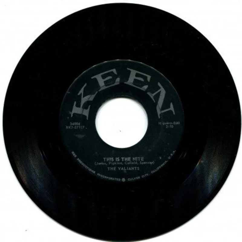 Valiants - This Is The Nite/ Good Golly Miss Molly