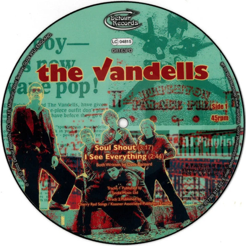 Vandells - Soul Shout EP NEW 7"  (pic disc)