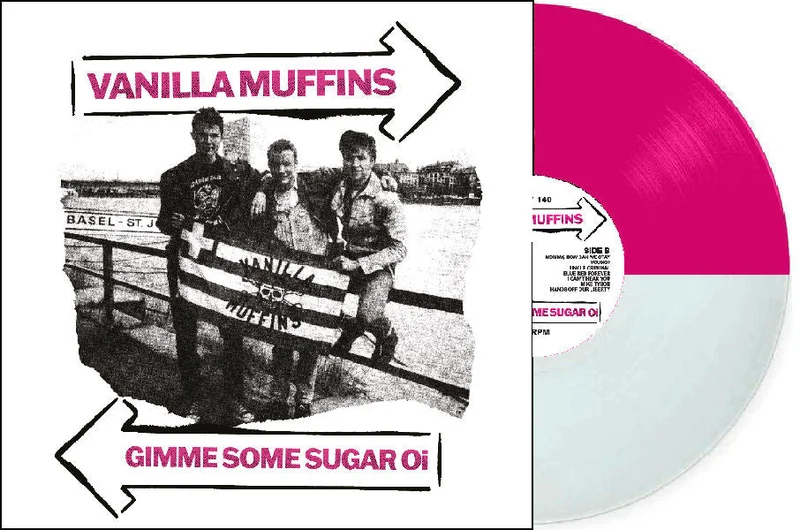 Vanilla Muffins - Gimme Some Sugar Oi! NEW LP (pink/white split vinyl)