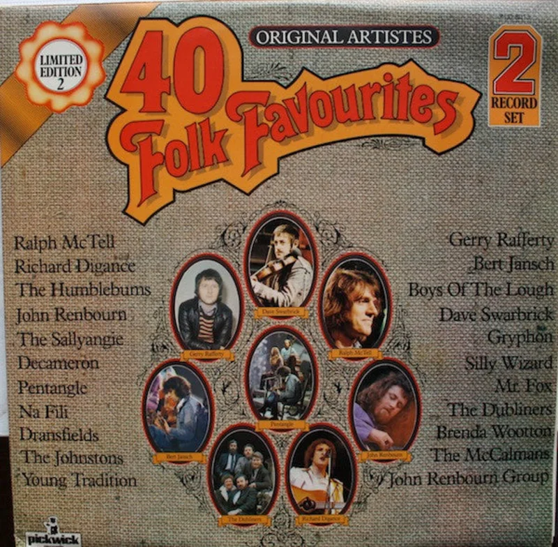 Various  40 Folk Favourites  (1979)