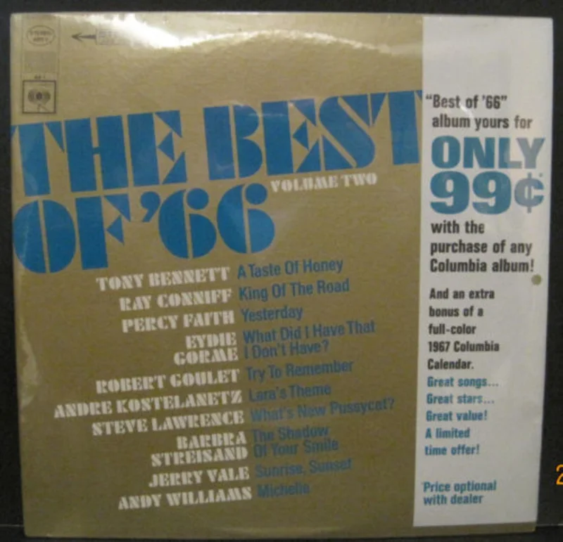Various Artists - The Best of '66 Volume 2 w/ calendar