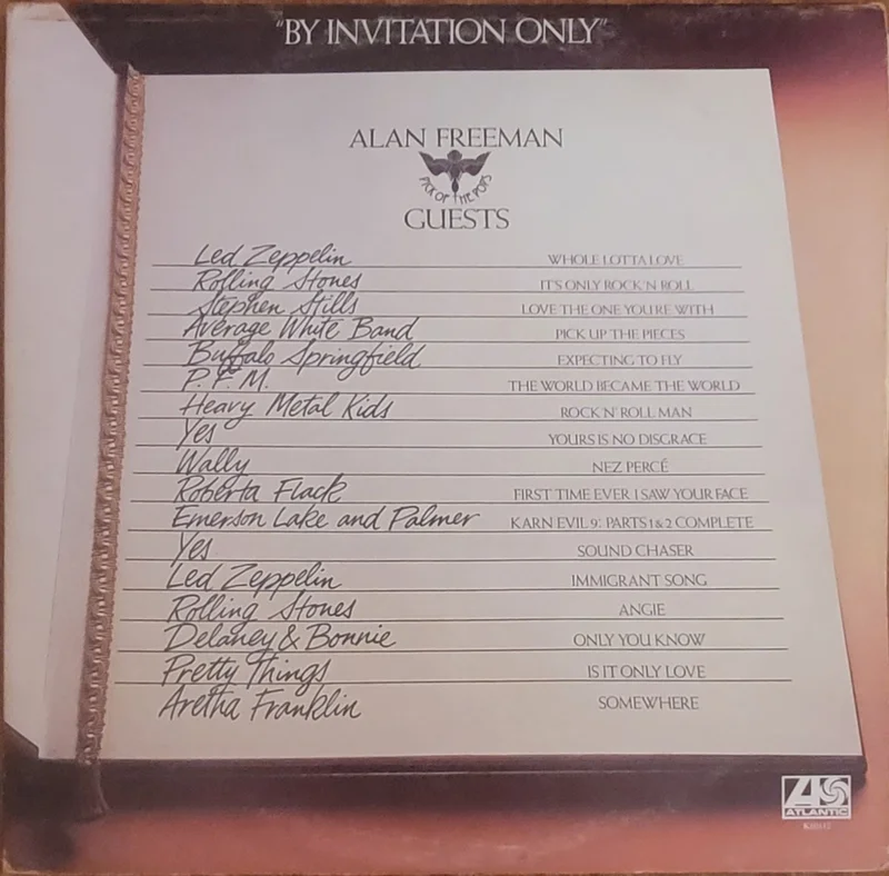 Various  By Invitation Only - Alan Freeman Pick Of The Pops Guests Lp