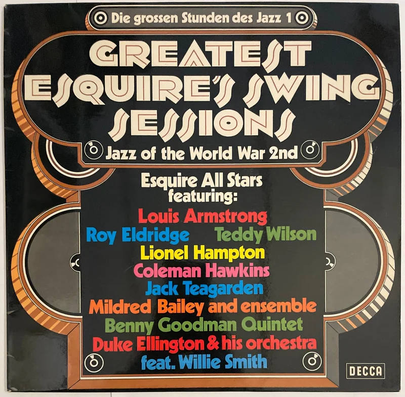 Various  Greatest Esquire's Swing Sessions - Jazz Of The World War 2nd Lp