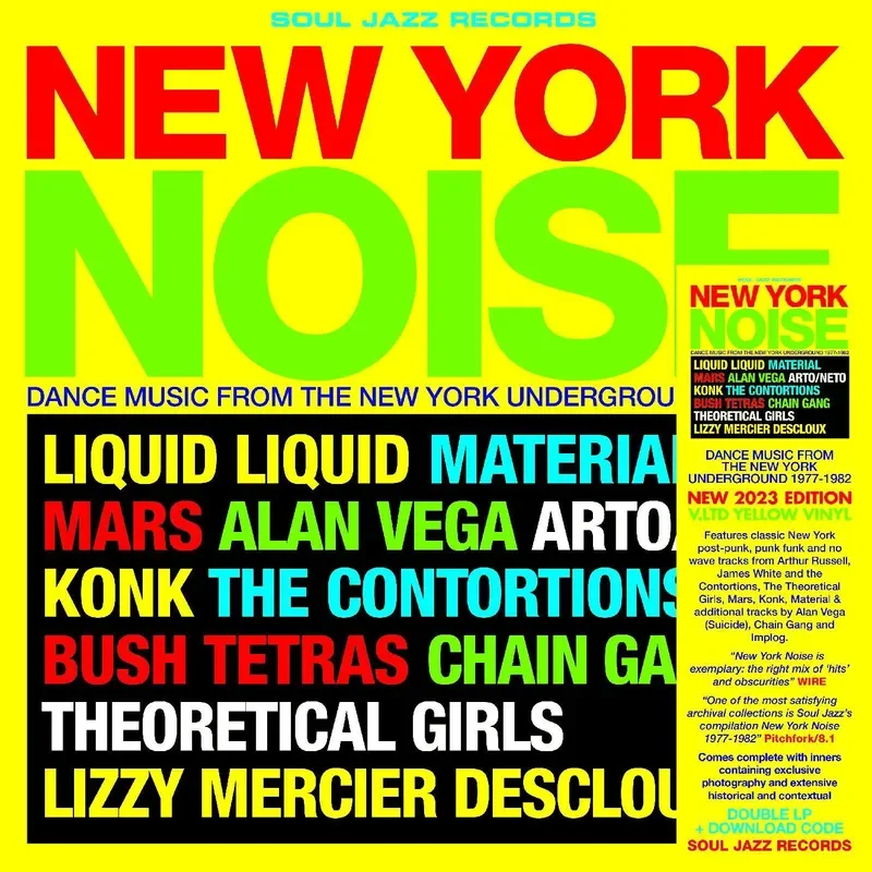 Various - New York Noise: Dance Music From the New York Underground - 2 LP set on limited colored vinyl for RSD23