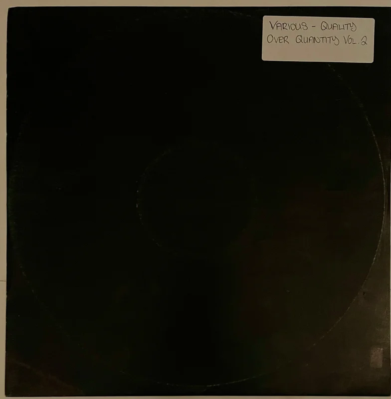 Various  Quality Over Quantity Vol. 2  Double 12" EP