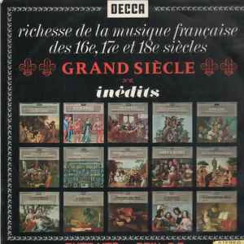Various  Richesse De La Musique Franaise Des 16e 17e Et 18e Sicles - Grand Sicle Indits -  (1966)