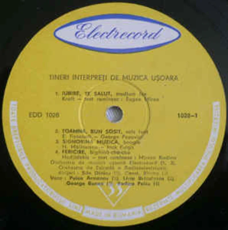 Various  Tineri Interprei De Muzic Uoar (1962)