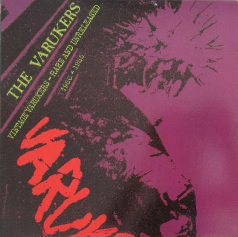 Varukers - Vintage Varukers  Rare And Unreleased  1980 to 1985 USED LP (clear vinyl)