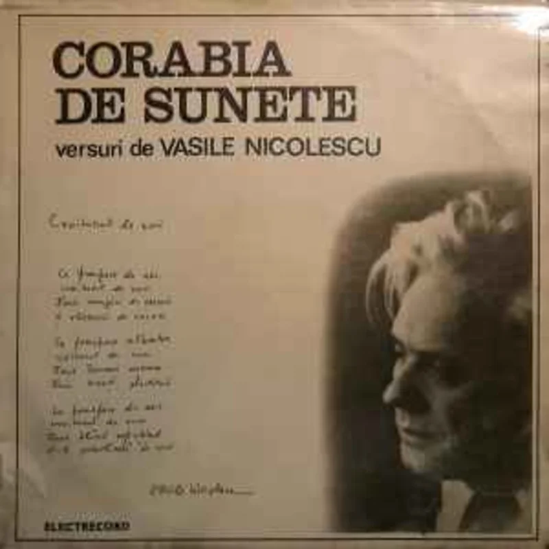 Vasile Nicolescu  Citete Din Versurile Sale (Corabia De Sunete)  (1981)