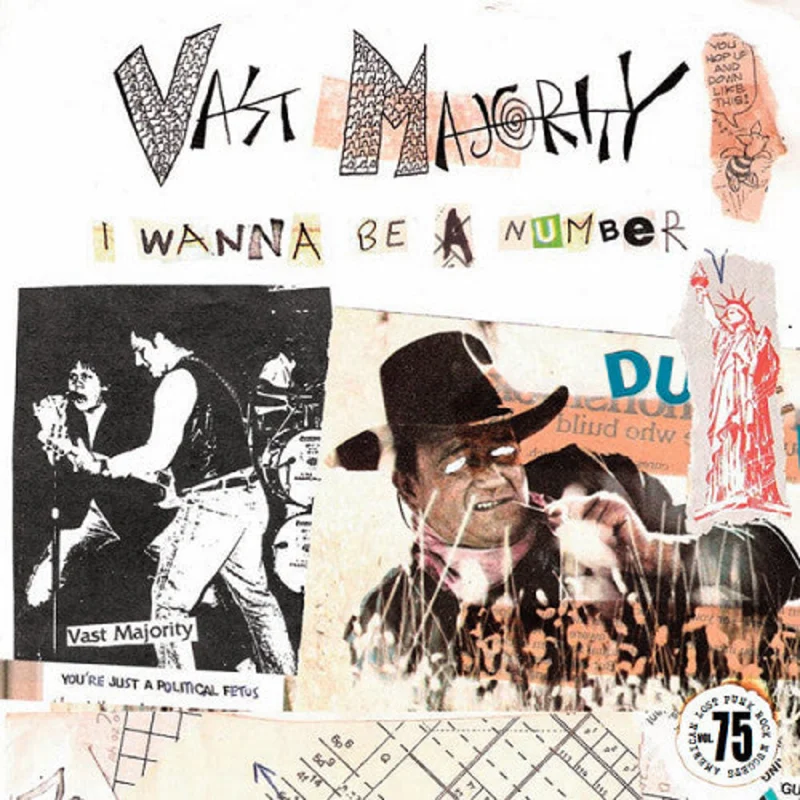 Vast Majority - I Wanna Be a Number NEW LP