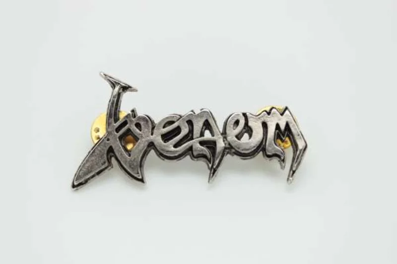 VENOM LOGO METAL BADGE