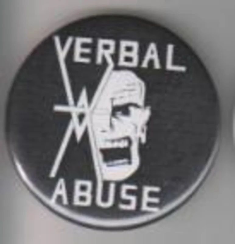 VERBAL ABUSE - LOGO big button