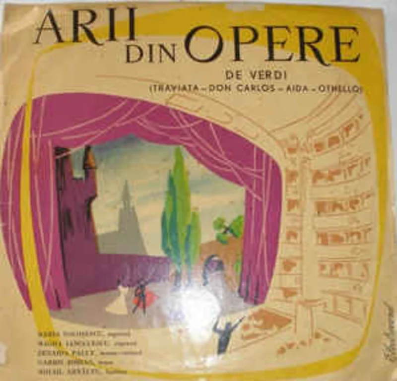 Verdi*  Arii Din Opere (Traviata  Don Carlos  Aida  Othello) (1959)