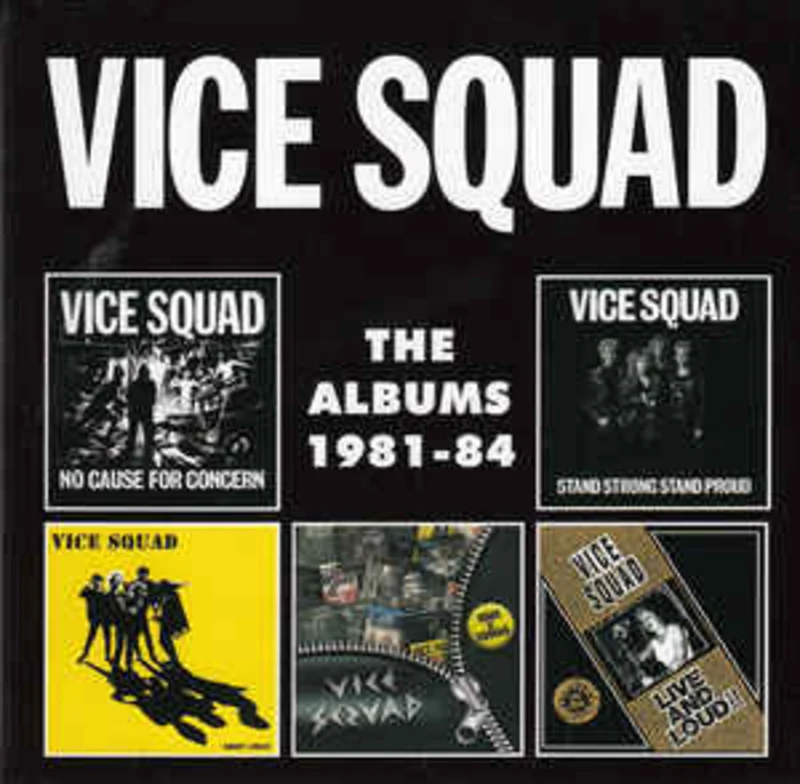 Vice Squad - The Albums 1981 to 1984 NEW 5xCD