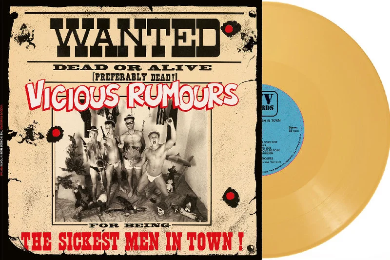 Vicious Rumours - The Sickest Men In Town NEW LP (mustard vinyl)