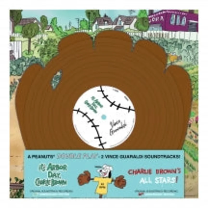 Vince Guaraldi - It's Arbor Day, Charlie Brown / Charlie Brown All-Stars - 2 Soundtracks on 1 LP on limited SHAPED vinyl for RSD26