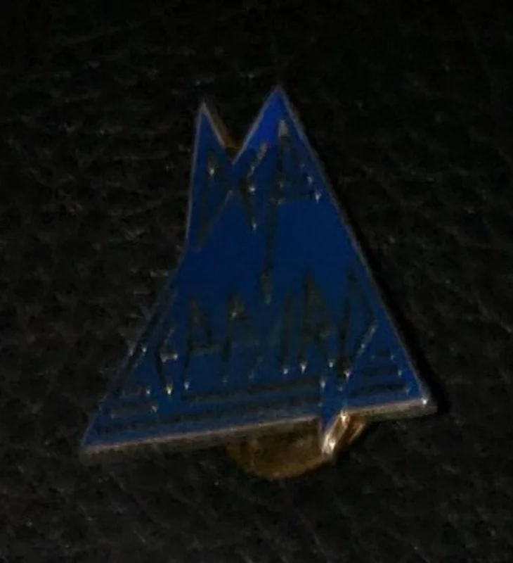 VINTAGE DEF LEPPARD ENAMEL BADGE
