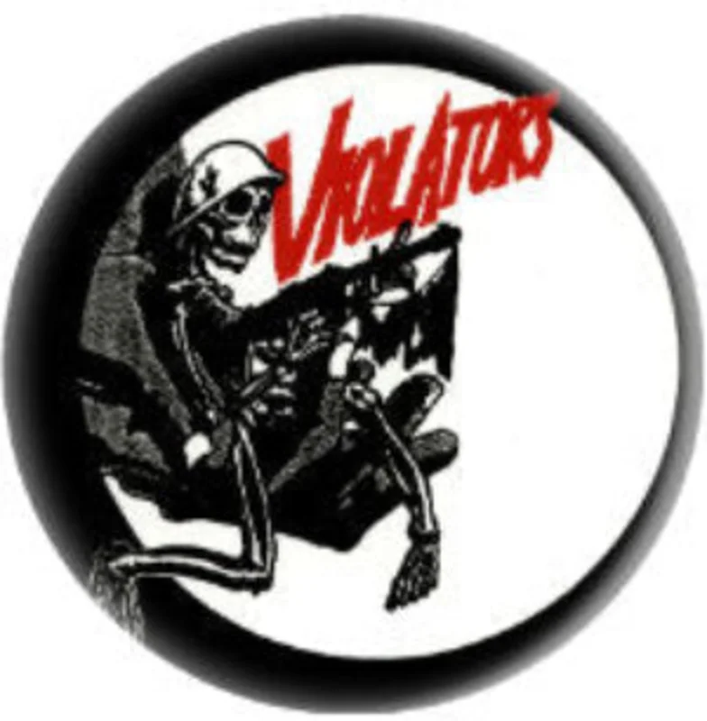 VIOLATORS button (1 inch)