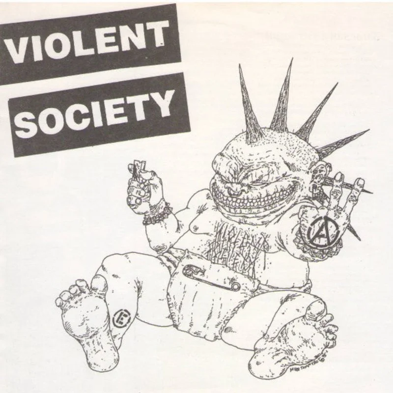 Violent Society / The Boils - Split USED 7"