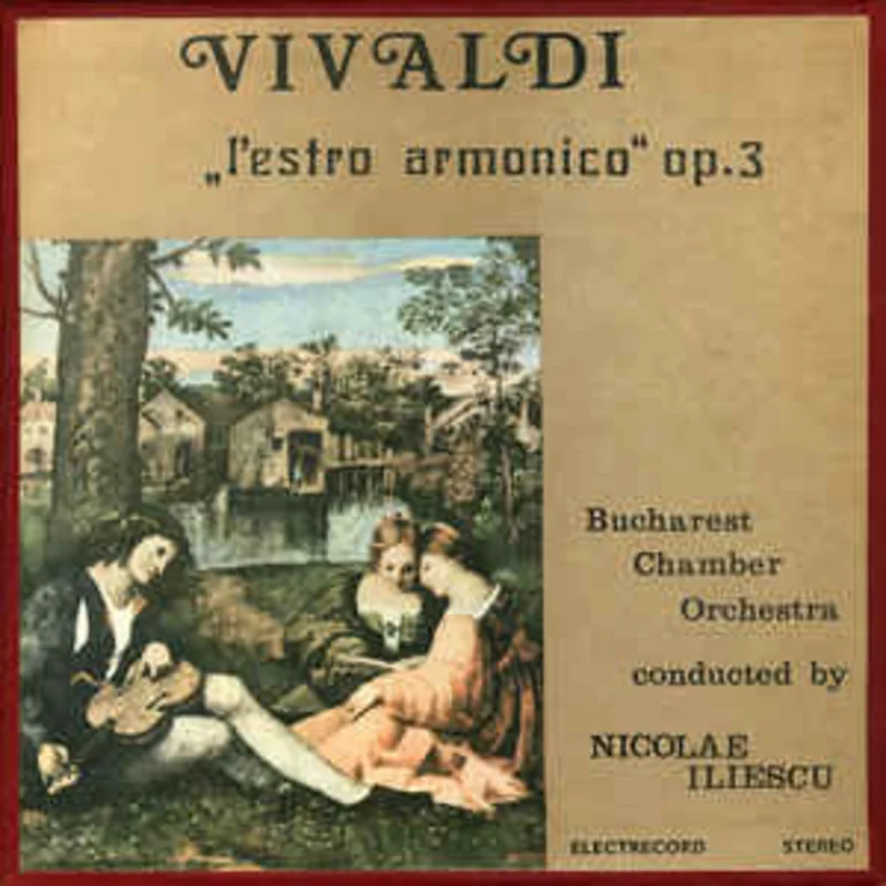 Vivaldi* - Bucharest Chamber Orchestra*, Nicolae Iliescu  L'estro Armonico (1991)
