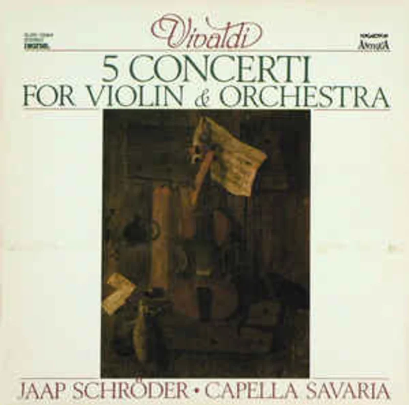 Vivaldi* - Jaap Schrder, Capella Savaria  5 Concerti For Violin & Orchestra (1985)