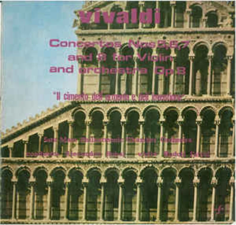 Vivaldi* / Satu-Mare Philharmonic Chamber Orchestra* , Conductor : Alexandru Hobai , Violin : Rudolf Fatyol  Concertos Nos 5,6,7 And 8 For Violin And Orchestra Op 8 (1987)