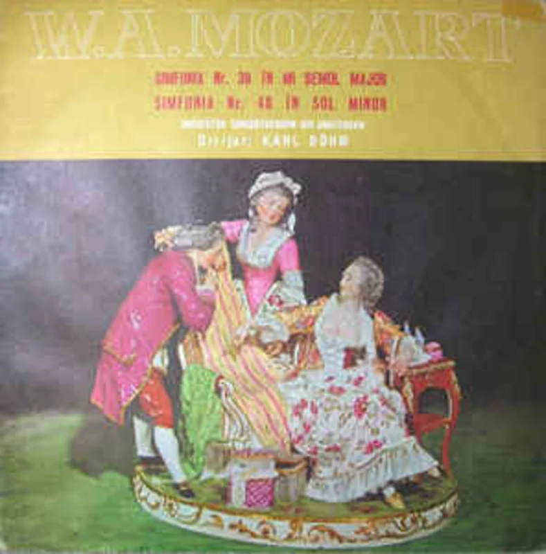 W. A. Mozart* - Orchestra Concertgebouw Din Amsterdam* Dirijor : Karl Bhm  Simfonia Nr. 39 n Mi Bemol Major / Simfonia Nr. 40 n Sol Minor