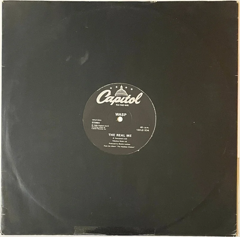 W.A.S.P. - The Real Me 12" Single