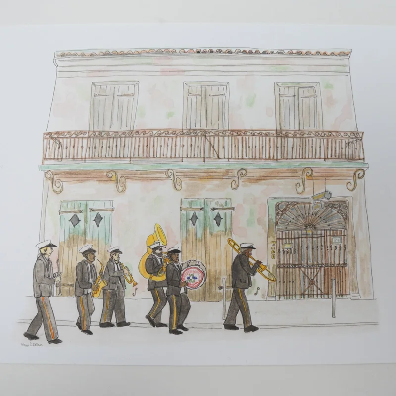 WalkingMan x Preservation Hall Band Print