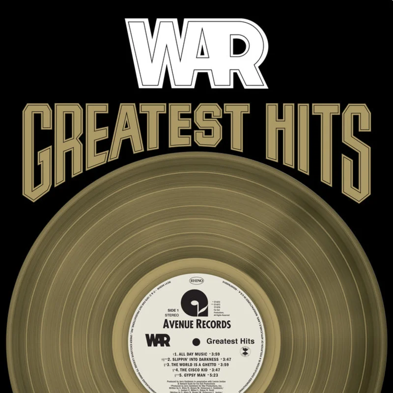 War - Greatest Hits - on limited colored vinyl