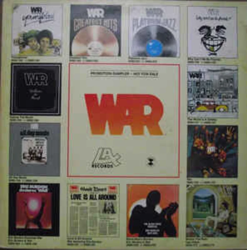 War  Promotional Sampler - Not For Sale  (1978)