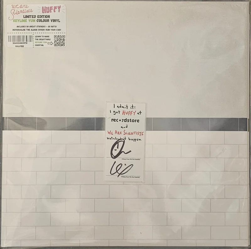 We Are Scientists - Huffy Lp (Ltd (100) Keylime Yum + Signed Sticker)