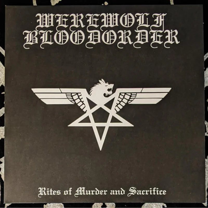 Werewolf Bloodorder - Rites Of Murder And Sacrifice USED METAL LP (white vinyl)
