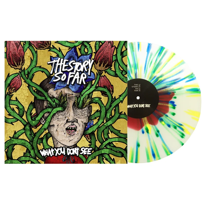 What You Don't See - Oxblood GITD Clear/Half White W/ Multi-Color Splatter LP